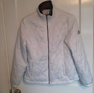 White ZeroXposur winter puffer jacket